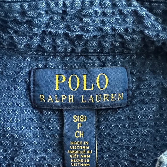 Polo by Ralph Lauren Cotton Seersucker Short-Sleeve Shirt - Picture 2 of 3